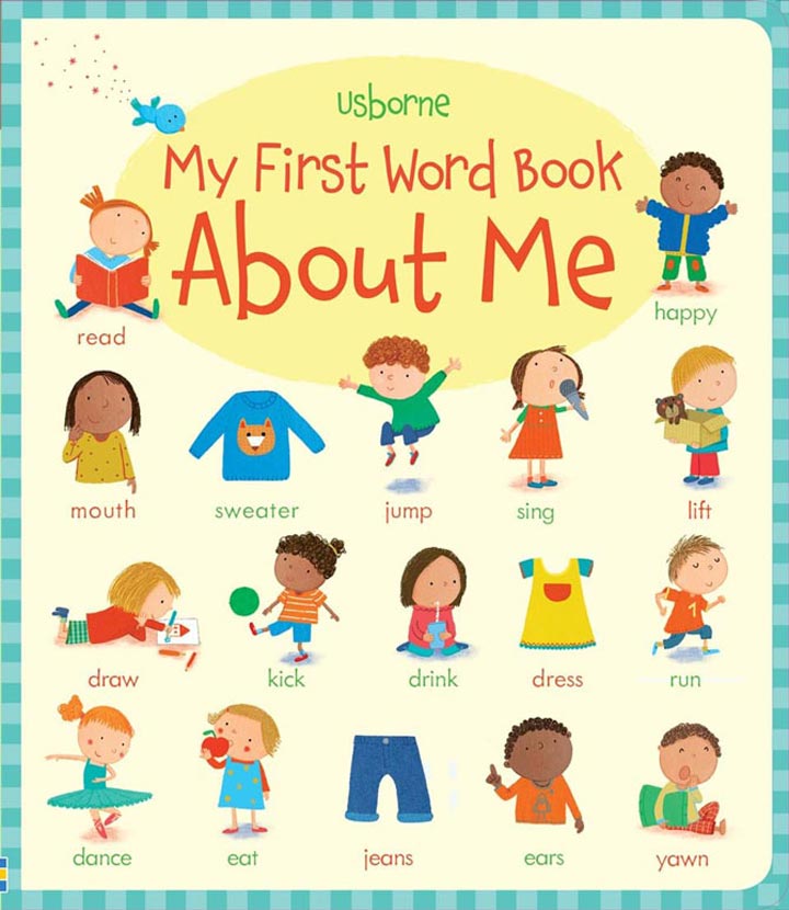 my first word book about me